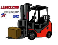 Animated Forklift and Patriotic Associated Forklift