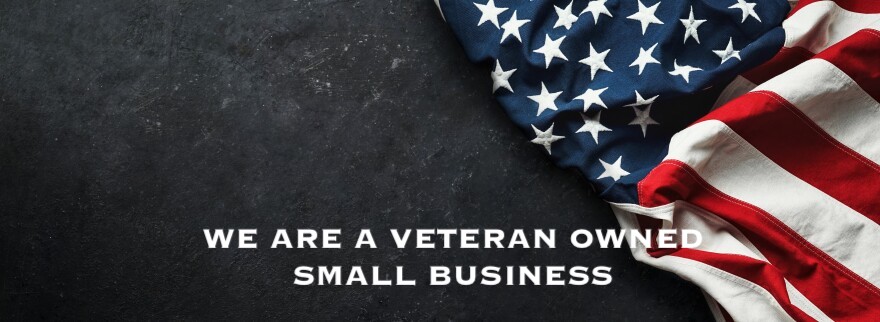 US Flag showing Veteran Owned Small Business